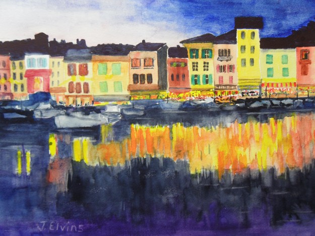 Evening at Cassis Harbor